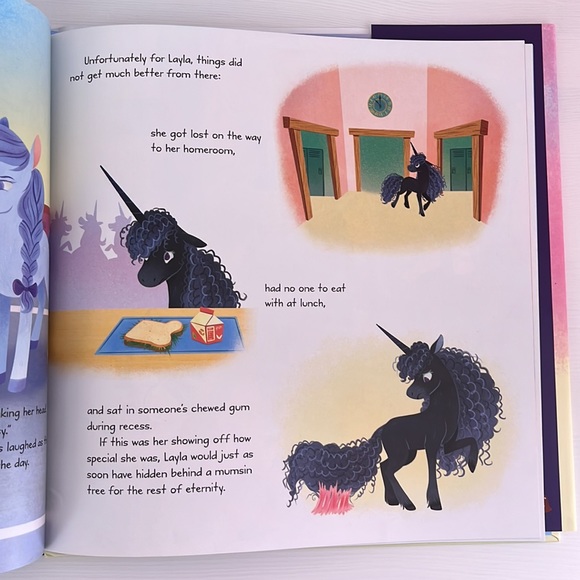 Layla the Last Black Unicorn by Tiffany Haddish Hardcover Children’s Book - Picture 2 of 4